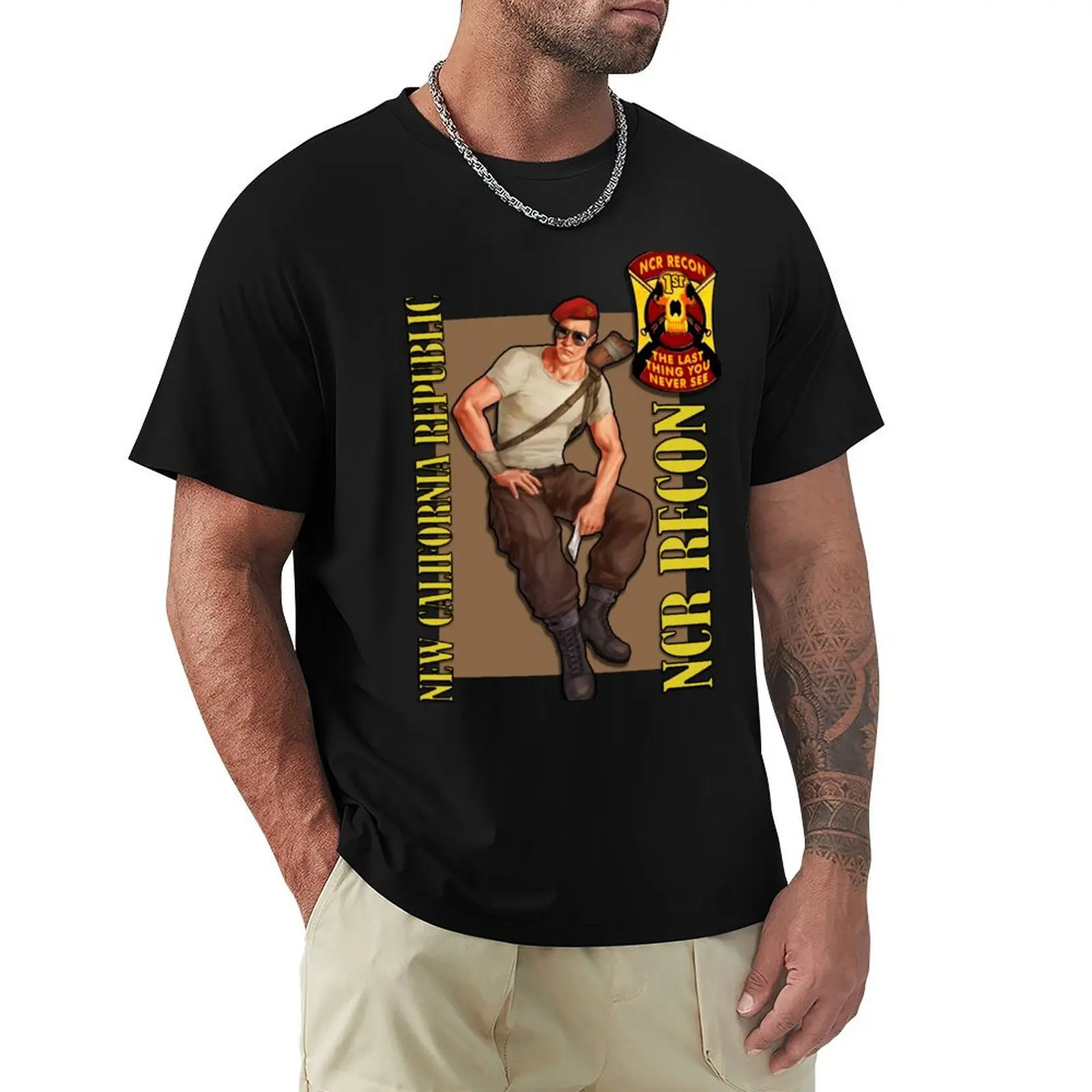 Craig Boone NCR FIRST RECON T-Shirt man t shirt summer T-Shirt