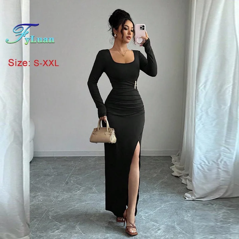 New Black Long Dres… - image