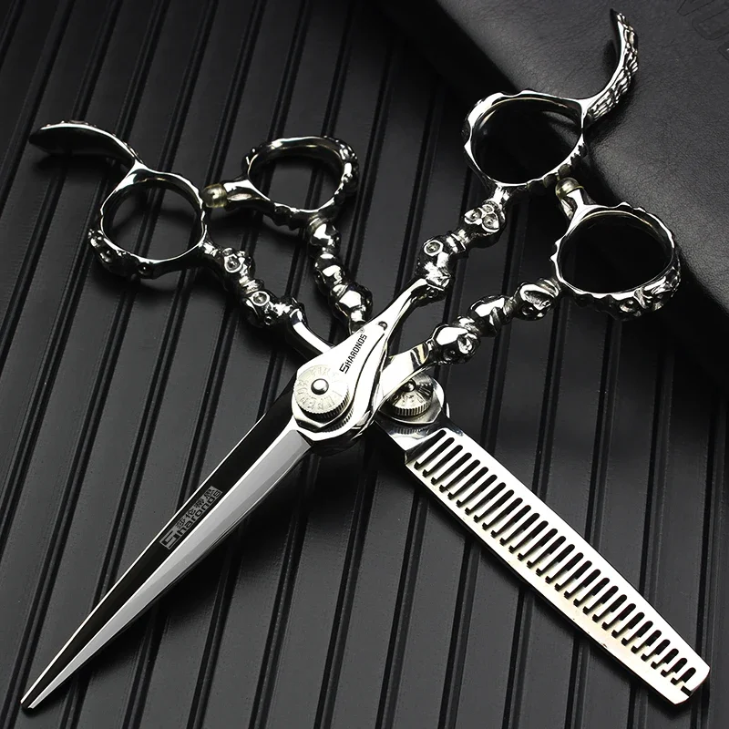 SHARONDS Hairdressing Scissors 440C Japanese Steel Professional Hair Cutting Exclusive Barber Shears Set Hair Scissors