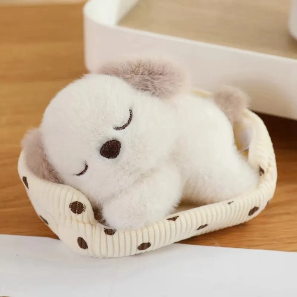 New Cartoon Companion Dog Cat White Rabbit Animal Ornaments Fox Bear Lying in Its Nest Animal Pillow Gift