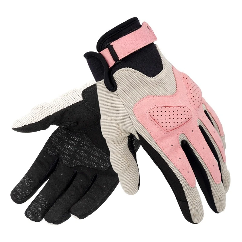 Summer Ride Retro motorfiets-motorhandschoenen voor heren, dun