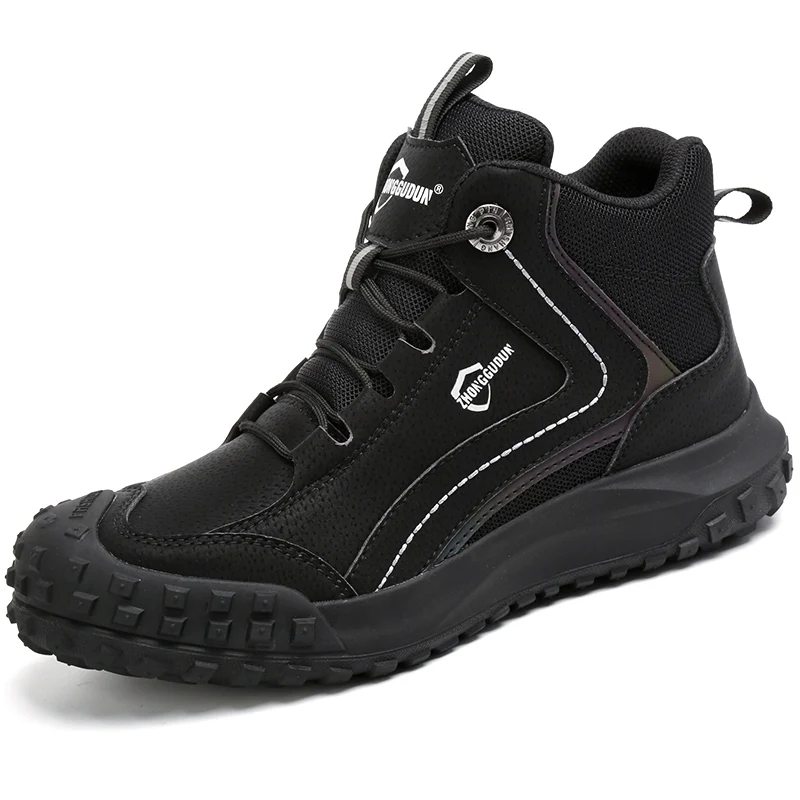 Autumn Winter New Work Safety Boots For Men Designer Work Sneakers Anti-puncture Security Shoes Work Boots Indestructible Shoes