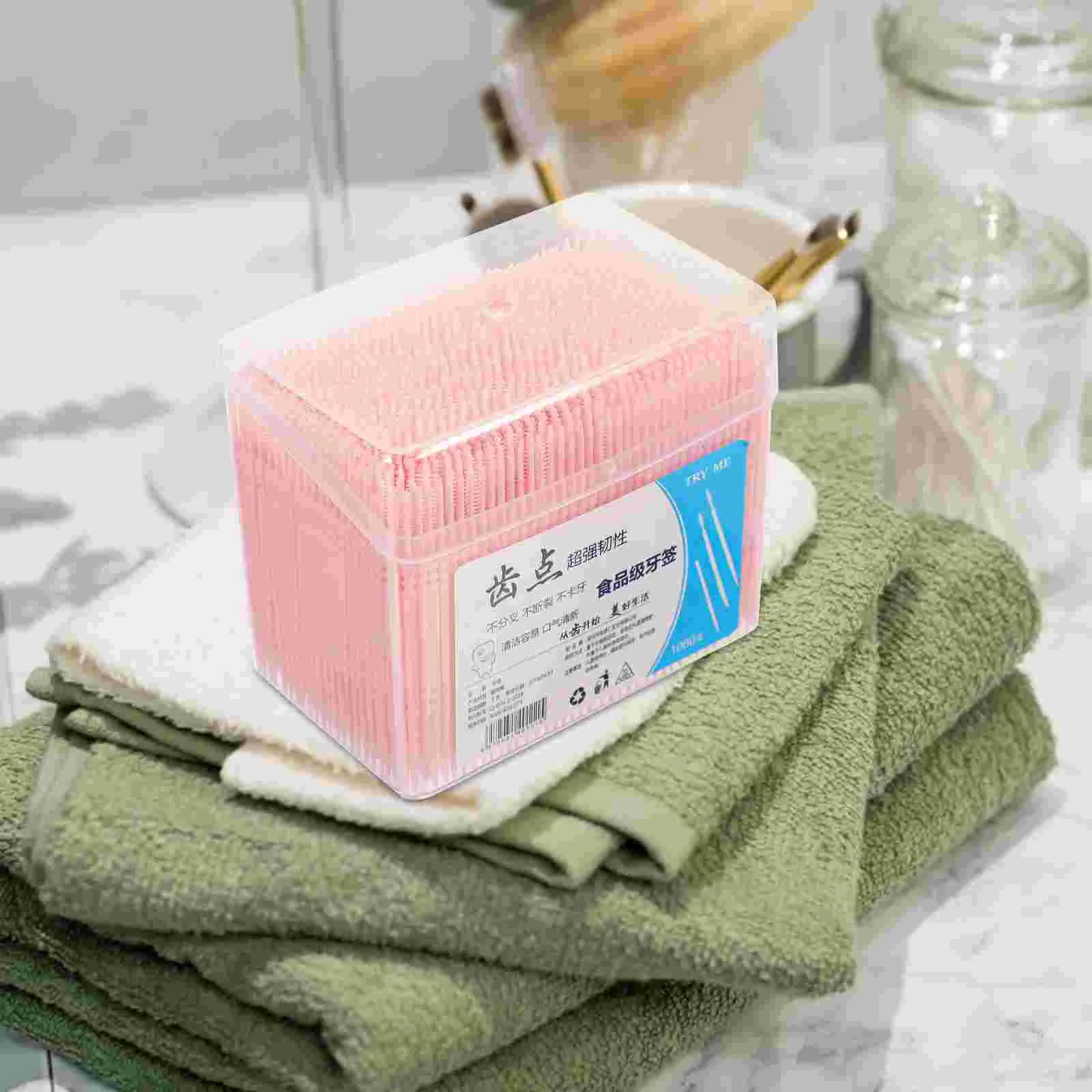 1060 peças palitos de plástico descartáveis limpadores interdentais para fio dental al higiene eco amigável grau alimentício pp tamanho de viagem