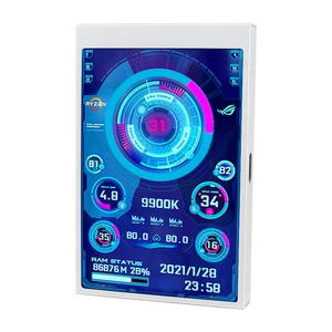 Layar Sekunder IPS Tipe C 3,5 Inci untuk Tampilan HDD RAM CPU Komputer 320*480 Monitor LCD USB Secara Bebas AIDA64 Windows 10 11 10 penjualan terbaik ryzen 5 2600x - №