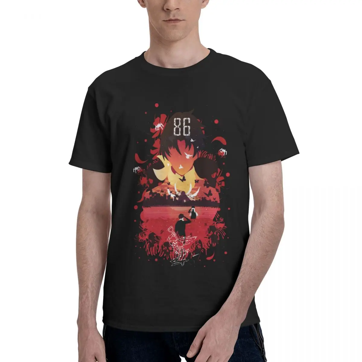 Eighty Six 86 Anime T Shirts Graphic Y2K Gifts Customized Mens Women T-Shirt Tops