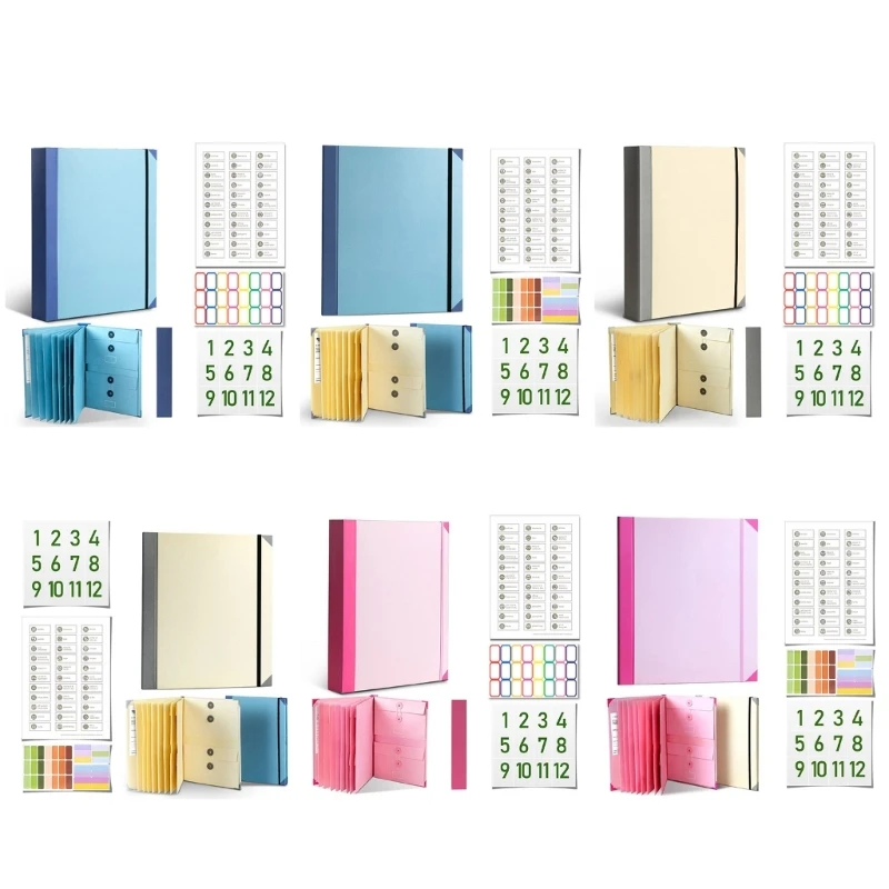 

Фолио для файлов Органайзеры для документов Расширяющаяся папка для файлов Папки-фолио с карманами на случай, если я пропущу