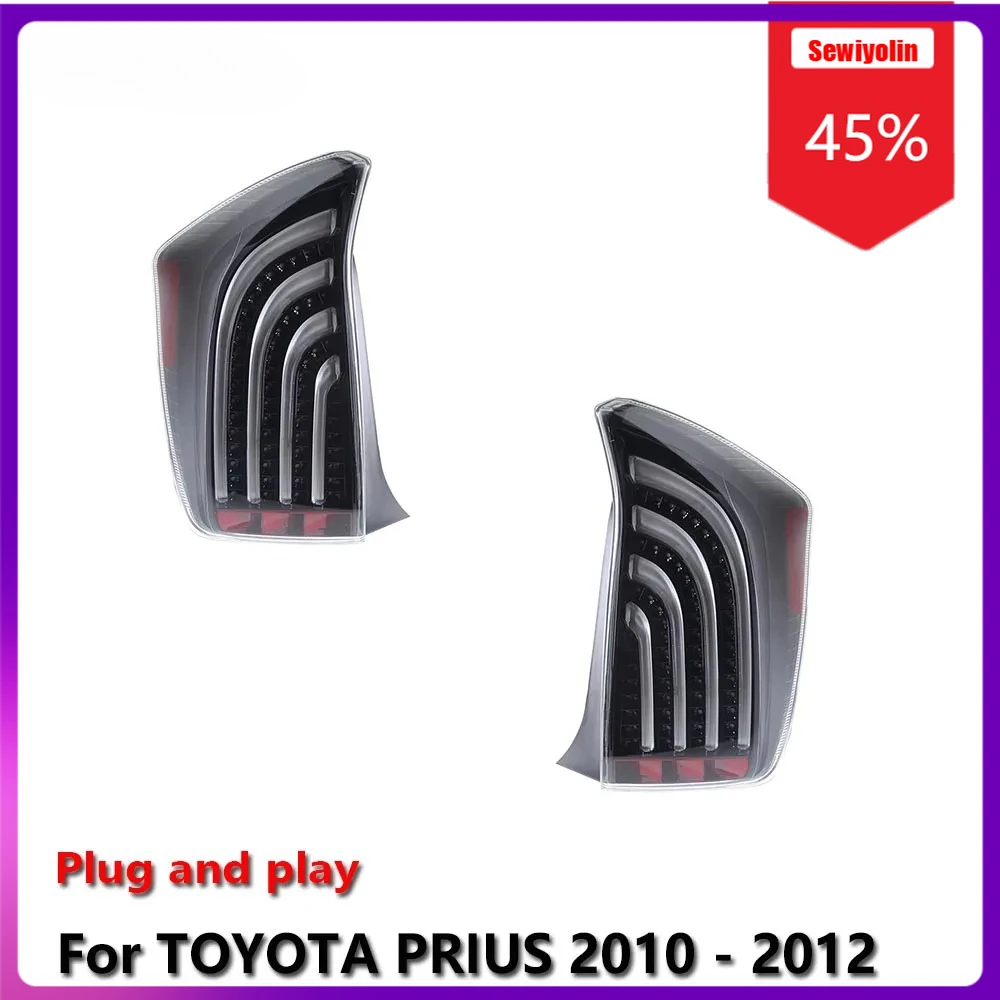

Sewiyolin Car LED Lamp Tail Light Assemblies For Toyota PRIUS 2010 - 2012 Auto Fog DRL Brake Turn Signal Lamp Plug And Play