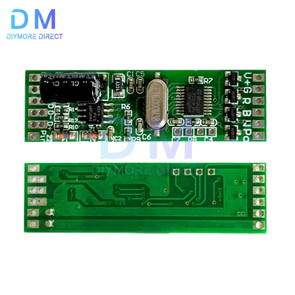 DMX512 DM-113 DC12-24V 2A 192W Constant Current Module Decoder Board 4-Channel Constant Voltage Decoder Board