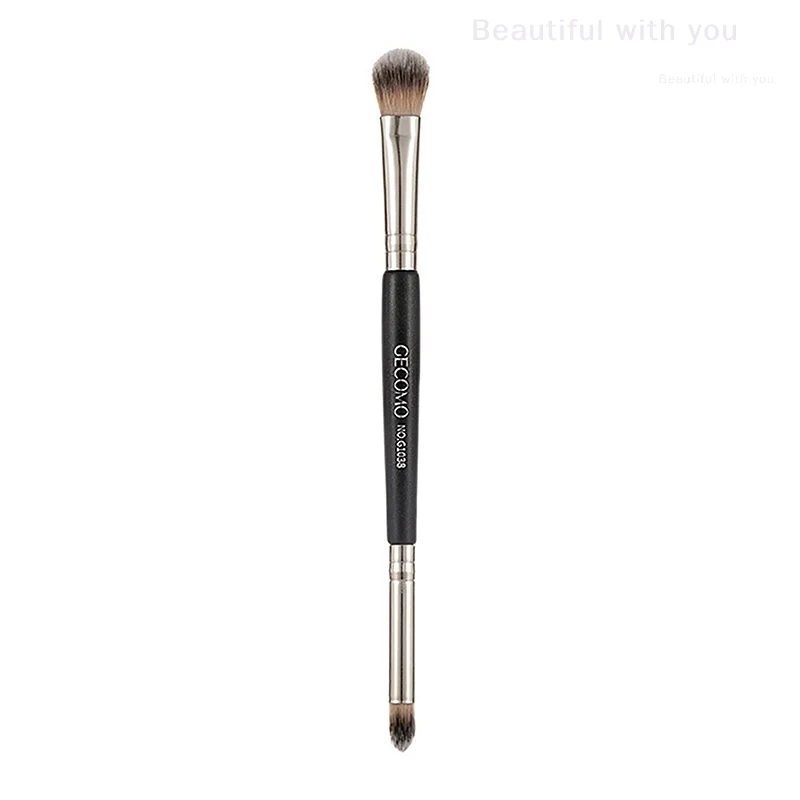 신제품 더블 엔드 메이크업 아이섀도우 브러쉬 코 실루엣 브러쉬 블러셔 컨투어 섀도우 소프트 브러쉬 메이크업 뷰티 도구