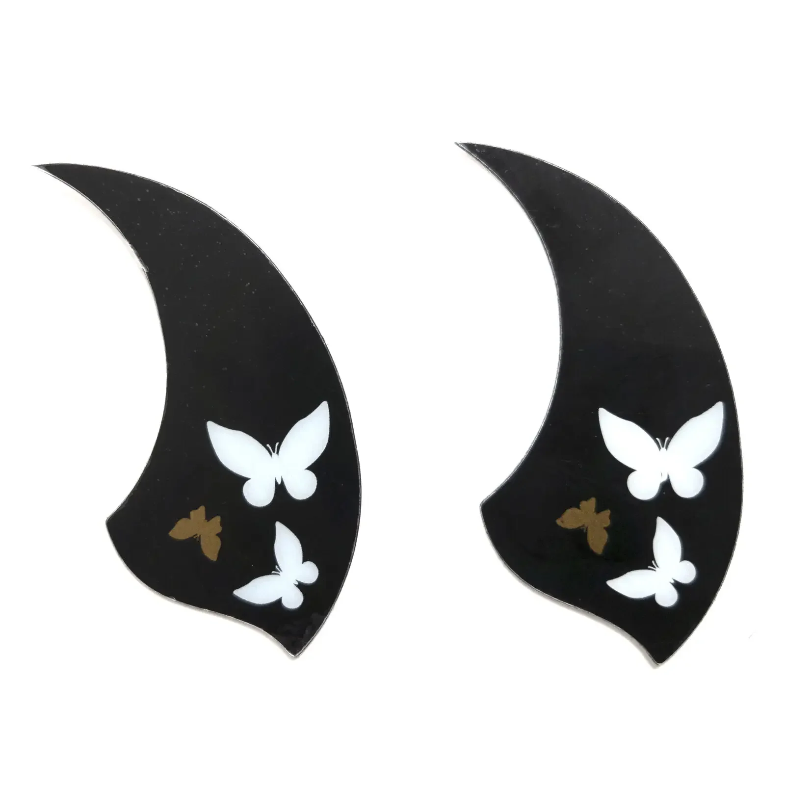 

Yumiya, 2 шт., накладка с рисунком бабочки и одуванчика, защита от царапин, пластина для гавайской гитары, 4-струнная накладка