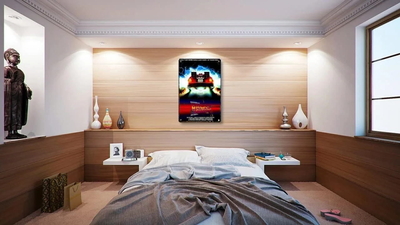 Retro Metal Sign Vintage Tin Sign Movie Back To The Future Poster for Wall Decor Cafe Bar Office Home Art Sign Gift