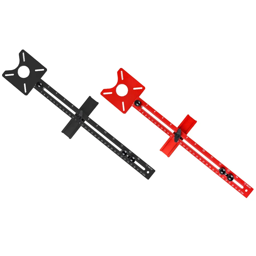 Braket Alur Penggilingan Imperial Metrik Jig Lingkaran Router Multi-fonungsi untuk Bagian Mesin Pemangkas Aksesori Alat Pertukangan