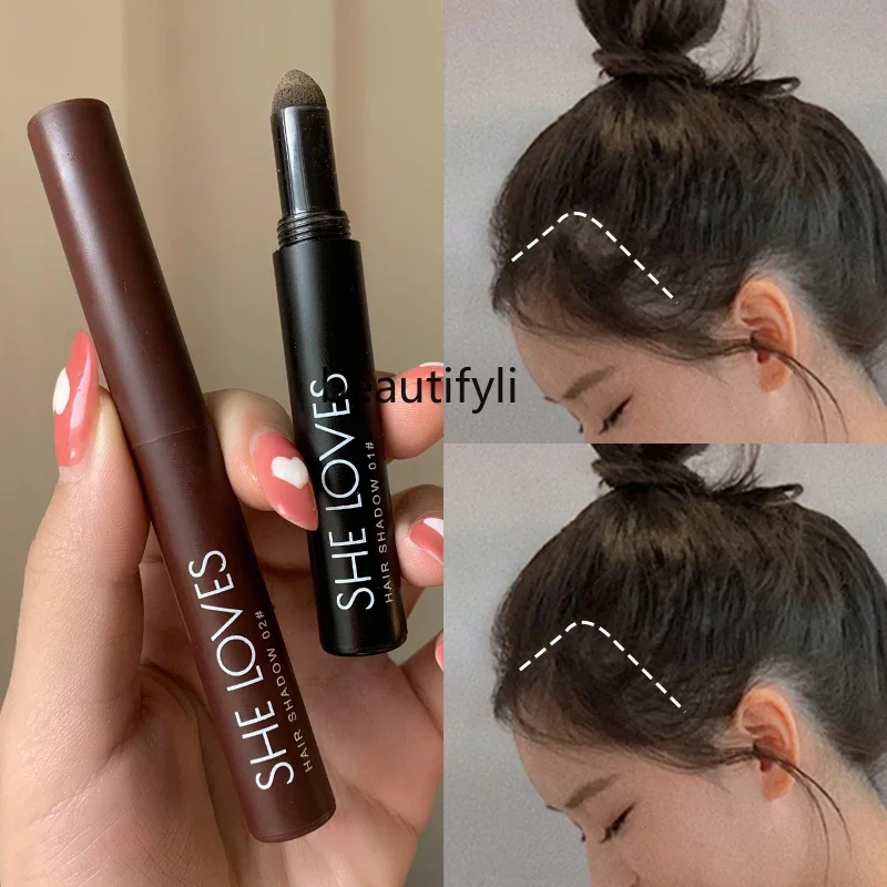 Hairline Powder Grooming Sweat-proof Waterproof Filling Shadow Powder Reissue High forehead Full bun line