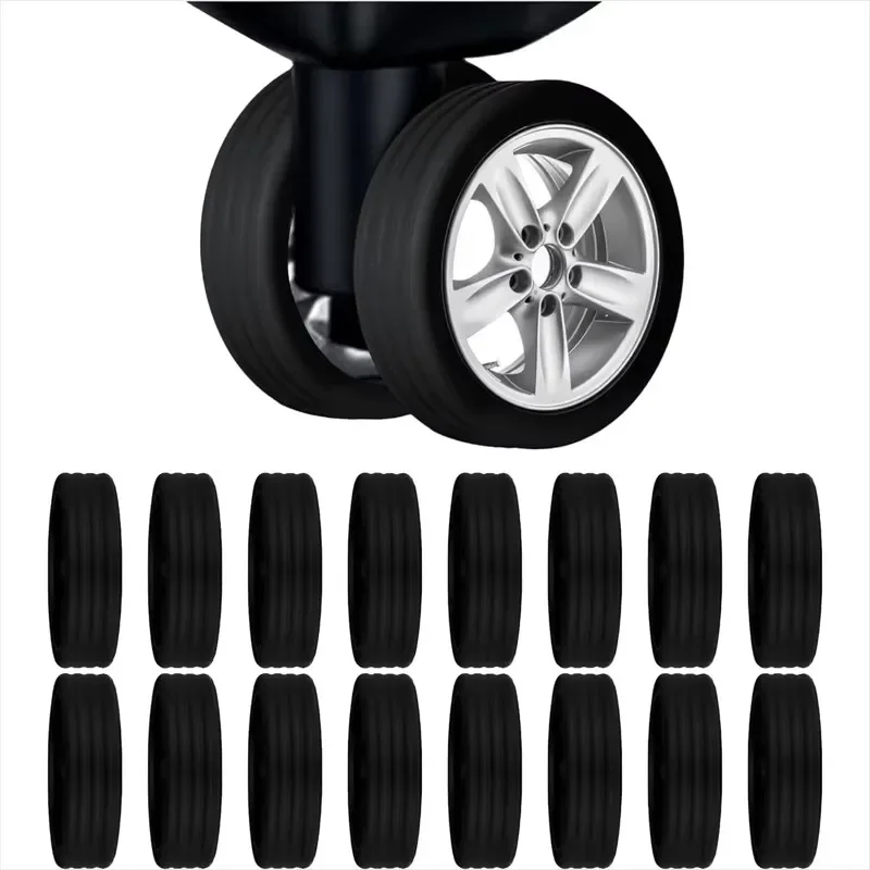 32/4PCSuggage Compartment Wheel Protect Cover Trolley Case Silent Caster Sleeve Suitcase Accessories
