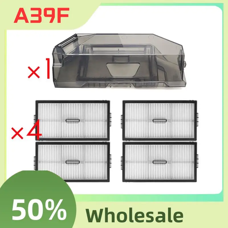 

Верхний пылесборник A39F с 4 фильтрами для Roborock Saros 10R/G20S Ultra, аксессуары для робота-пылесоса, сменная мусорная корзина