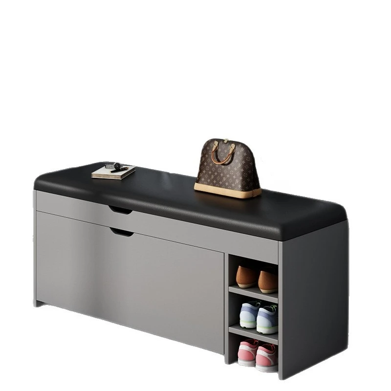 Enter the home to change shoes stool, you can sit at the door of the home, tipping bucket shoe rack