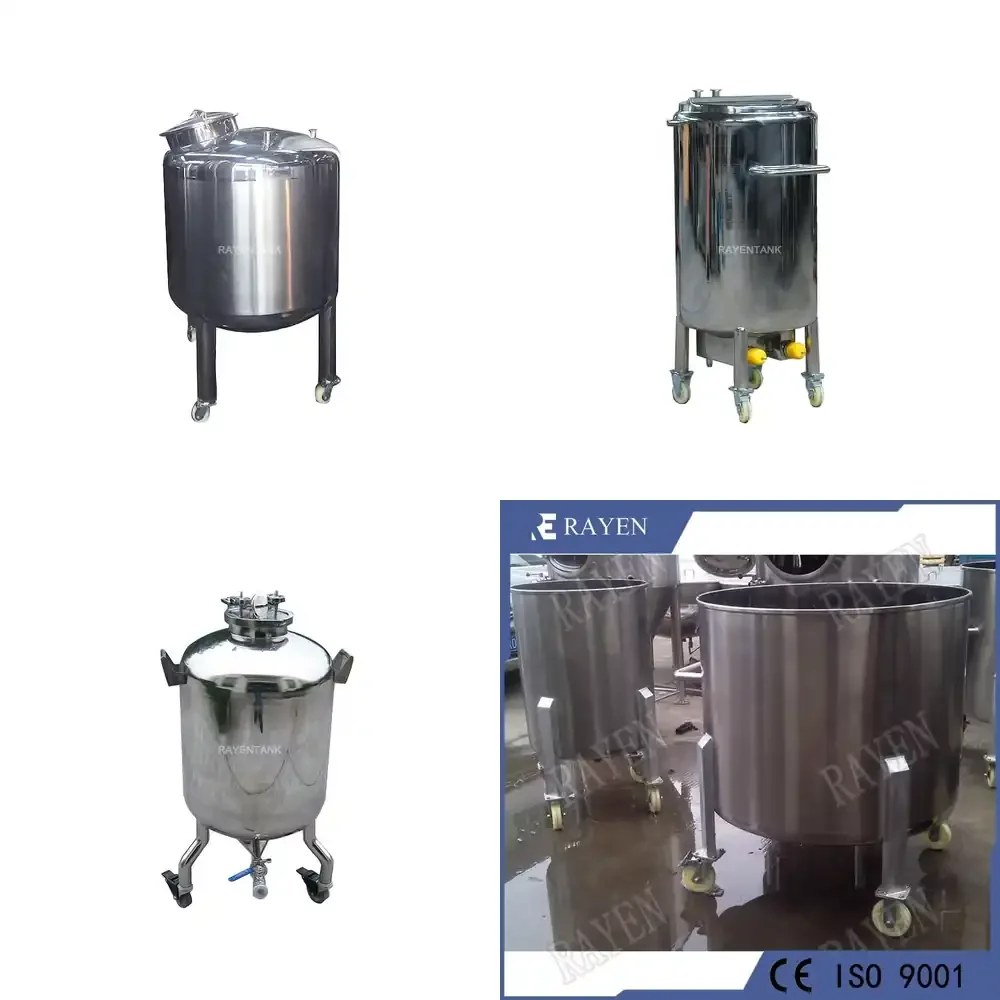 

Food Grade Stainless Steel 200l Stainless Steel tank Bulk Storage Tanks
