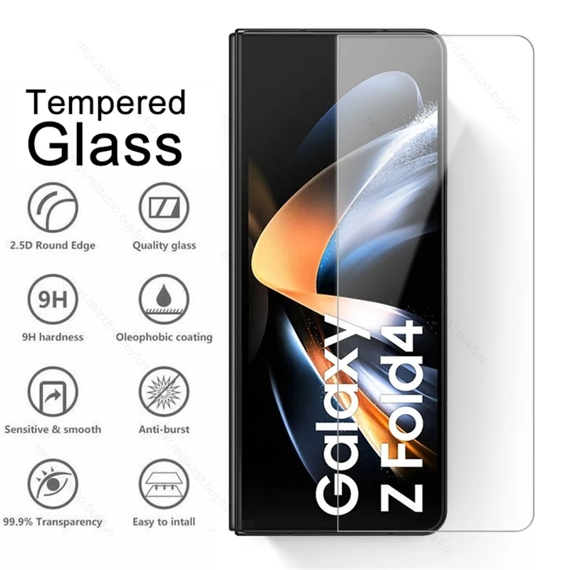 2 In 1 Protective Glass For Samsung Z Fold4 Fold3 Galaxy ZFold 4 Fold 3 Sumsung ZFold4 ZFold3 Camera Lens Screen Protectors Film