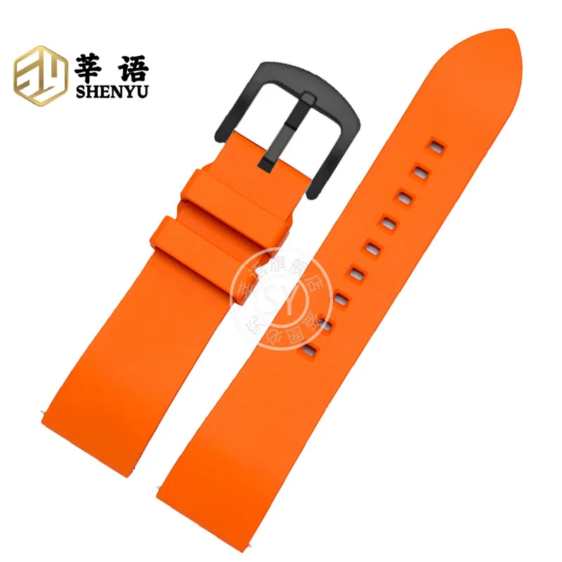 23 مللي متر حزام Fuororubber خالي من الغبار لسلسلة تسلق الجبال Casio PRO TREK PRT-B50/B70 PRW-35/51/61Y حزام ساعة فيتون 23 مللي متر