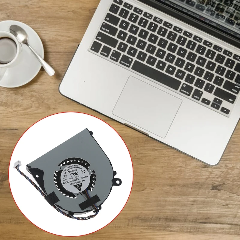 KSB06105HB Quiet Cooling Fan for HP 260 G1 DM USB Powered Notebook Radiator for DC 5V / 0.4A Laptop Cooler Dropship