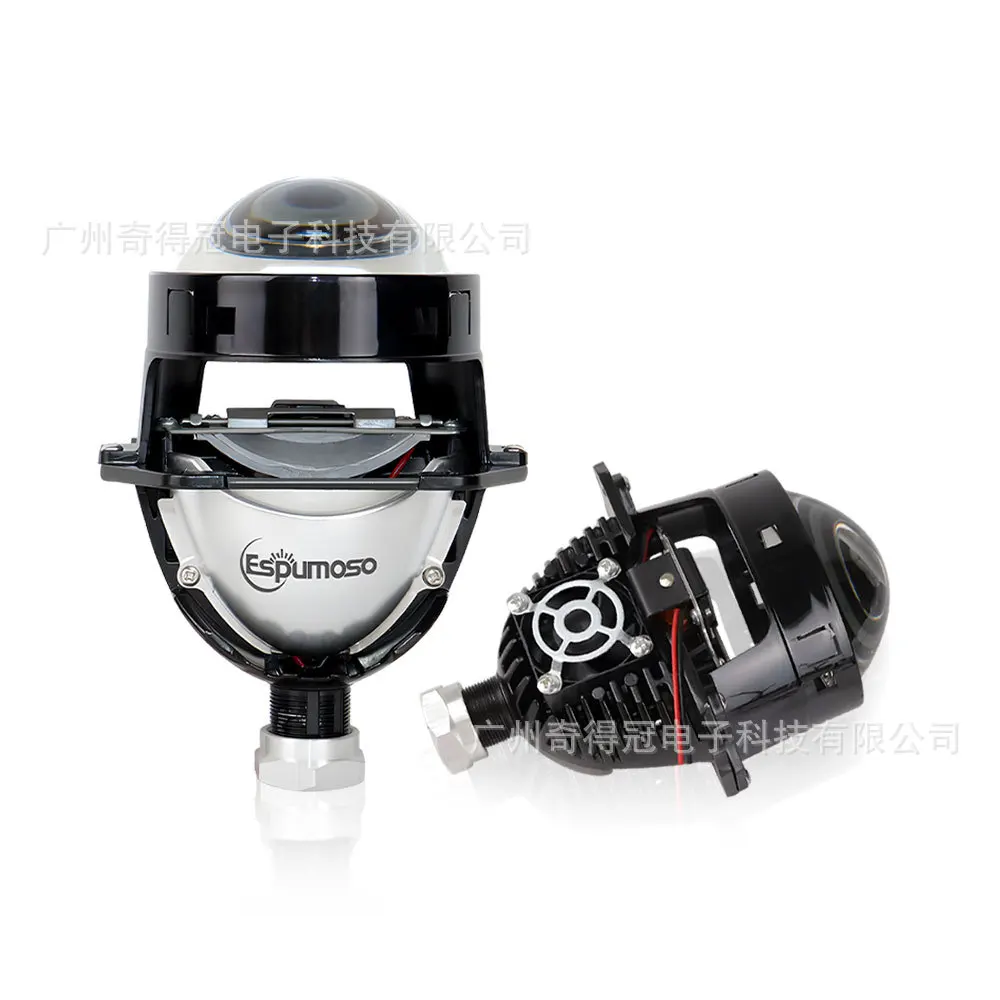 Car led laser lens 3 inch double lamp cup new matrix laser tangent lens modified lights