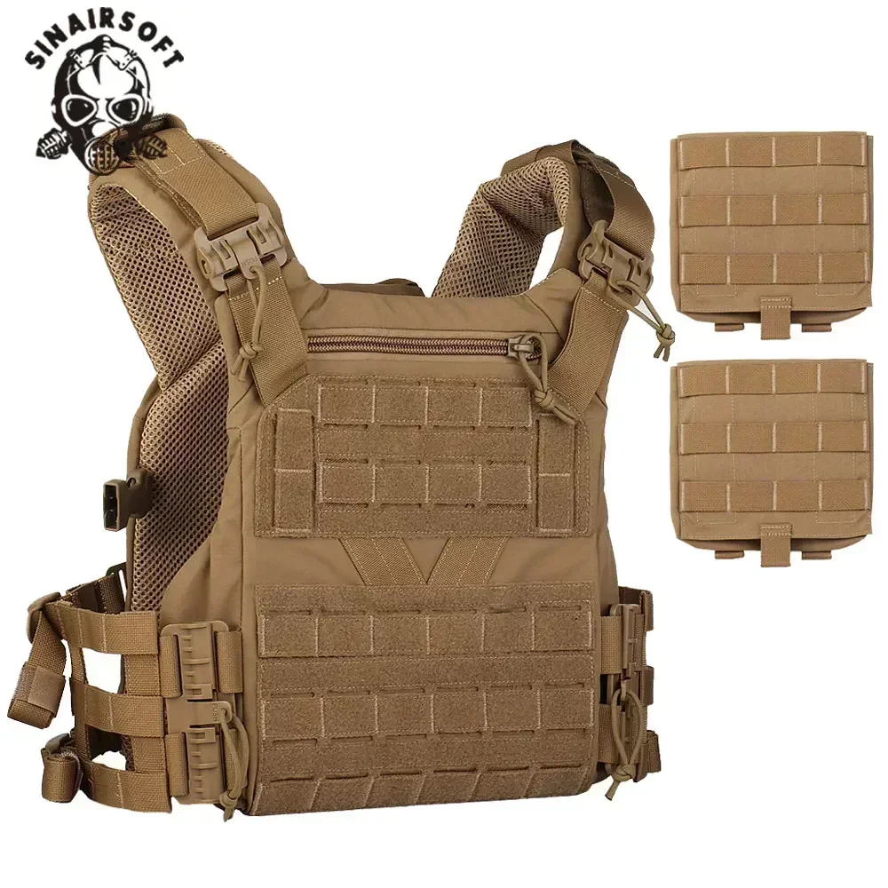 

Outdoor K19 Plate Carrier Tactical Vest New 500D Nylon Full-Size 3.0 Quick Release System Combat Vests Paintball Airsoft Gear
