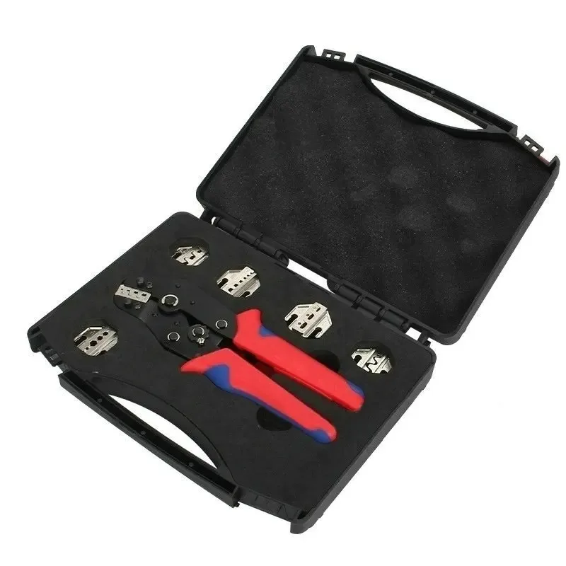 7.5 Inch Ratchet Crimping Plier Set Replaceable Jaw SN Series Terminal Tool