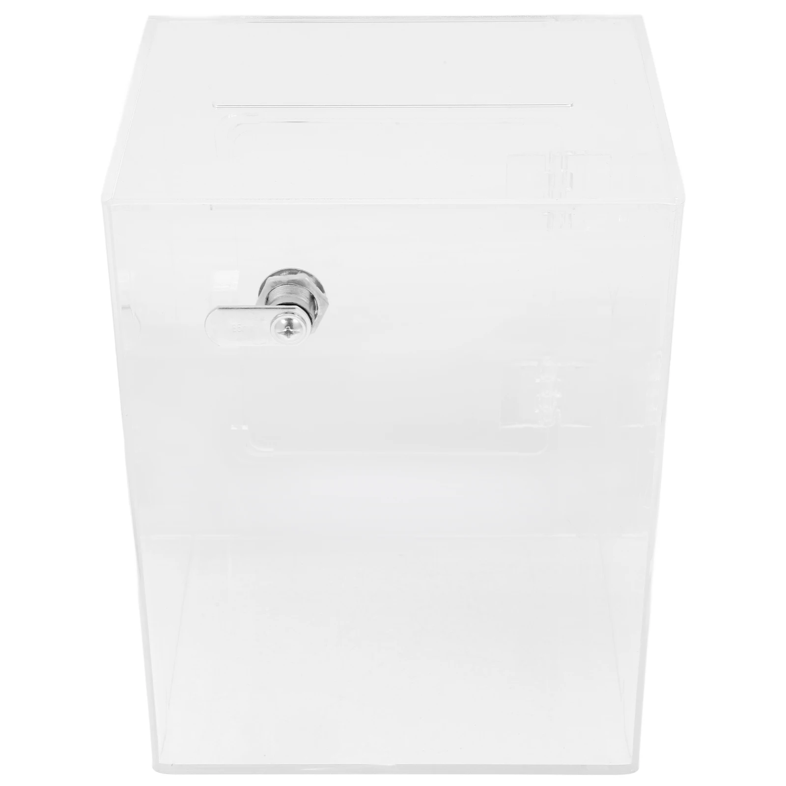 프리미엄 아크릴 투명 저금통 잠금 상자 어린이용 투명 저축 은행 생일 선물 돈 보관함 돈 선물 보관함