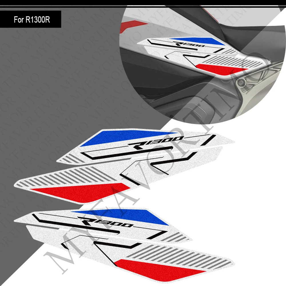 For R1300R R 1300 R R1300 Motorcycle Tank Pad TankPad Cap Grips Gas Fuel Knee Stickers Decals Protector 2025 2026