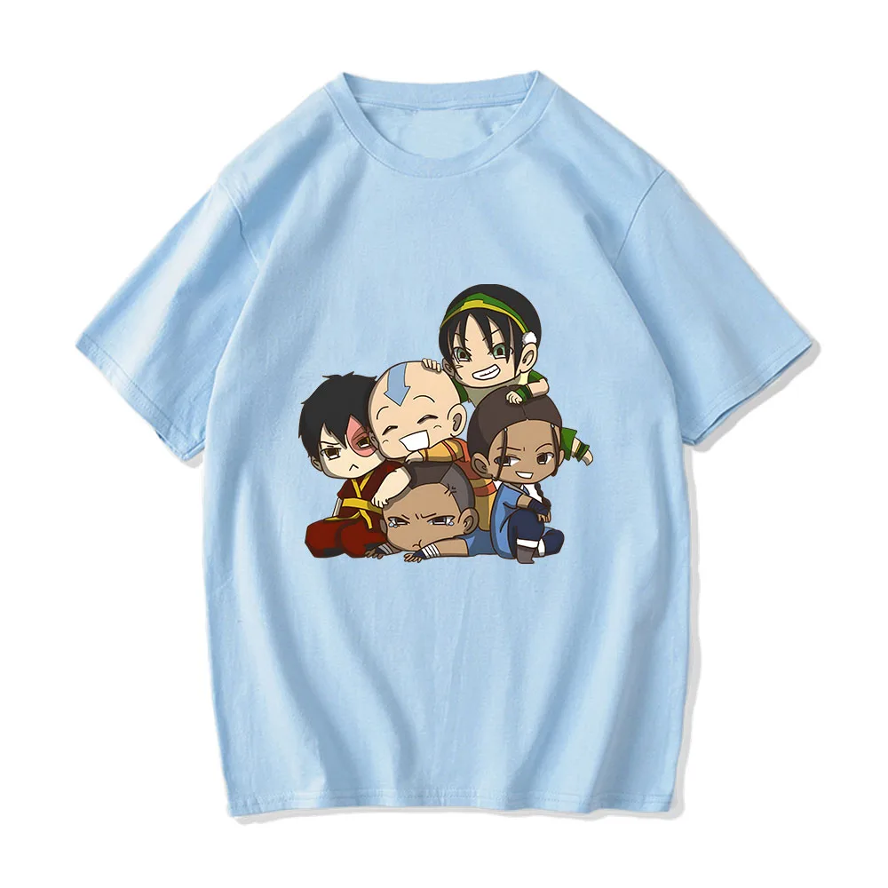 Avatar The Last Airbender The Jasmine Dragon Tea Shop T-shirt Cartoon Print Cotton Tee-shirt for Spring/Summer High Quality Tees