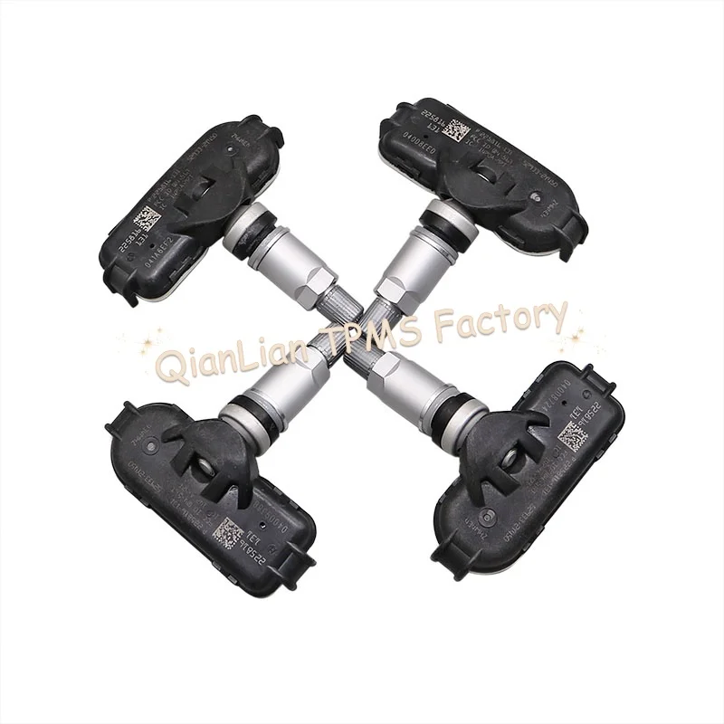 Para Hyundai ix35 I40 Grandeur TPMS Sensor de pneus 4pcs 52933-2Y450 529332 Sistema de monitoramento de pressão dos pneus Y450 433MHZ