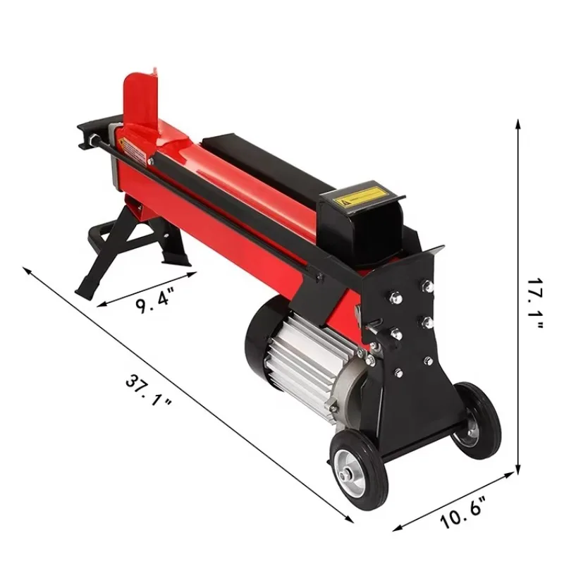 8T Electric Hydraulic Wood Splitter Portable Log Splitter Firewood Cutting Splitting Machine