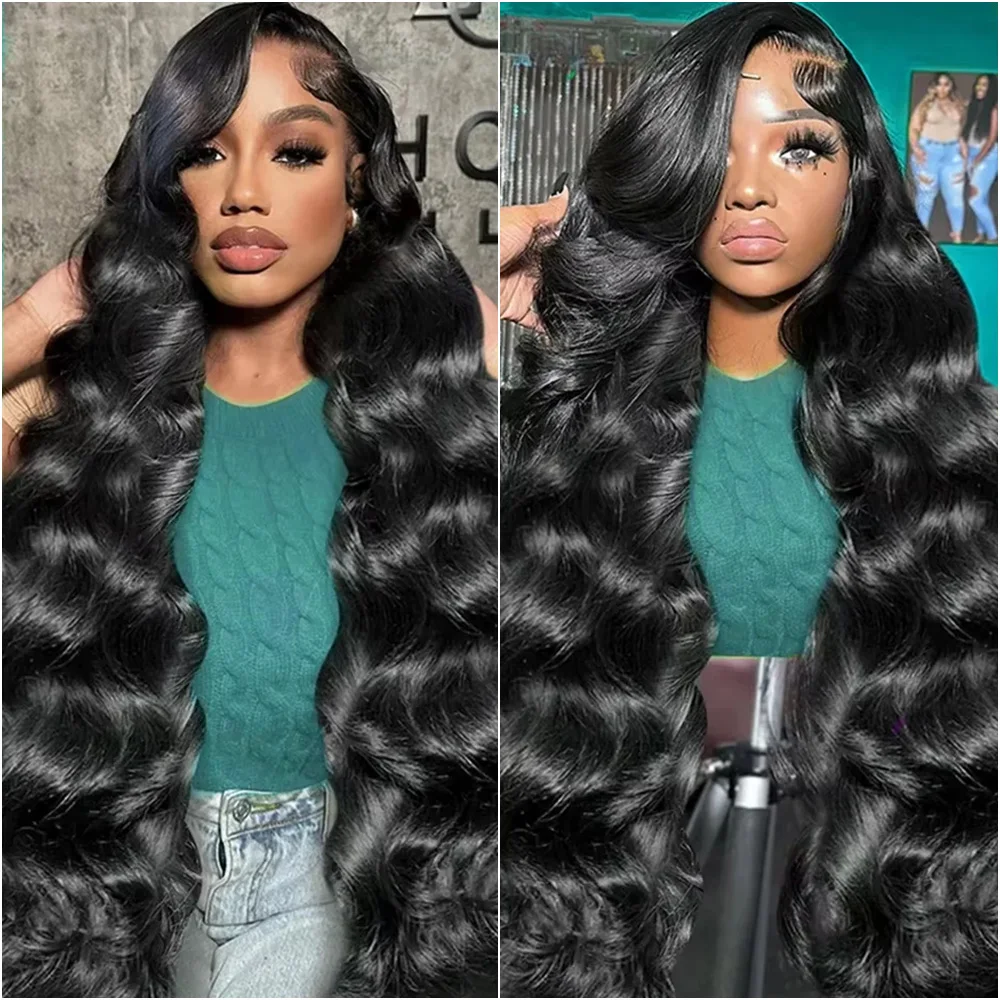 

18-42 lnch Body Wave 13x6 HD Lace Front Human Hair Wig 200% Density Full Transparent Lace Frontal Brazilian Wigs For Women