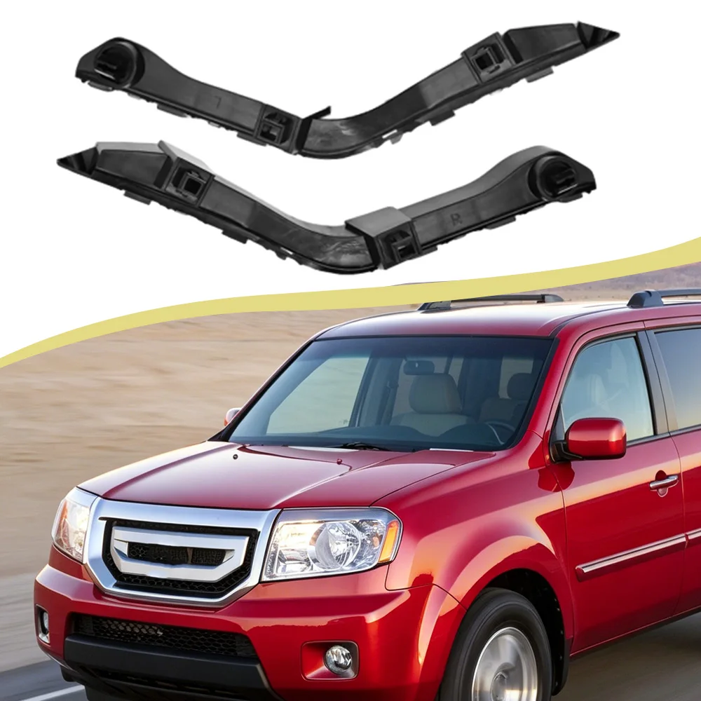 

2pcs Car Front Bumper Bracket Support Holders for Honda Pilot 2009 2010 2011 2012 2013 2014 2015 71198-SZA-A00 71193-SZA-A00