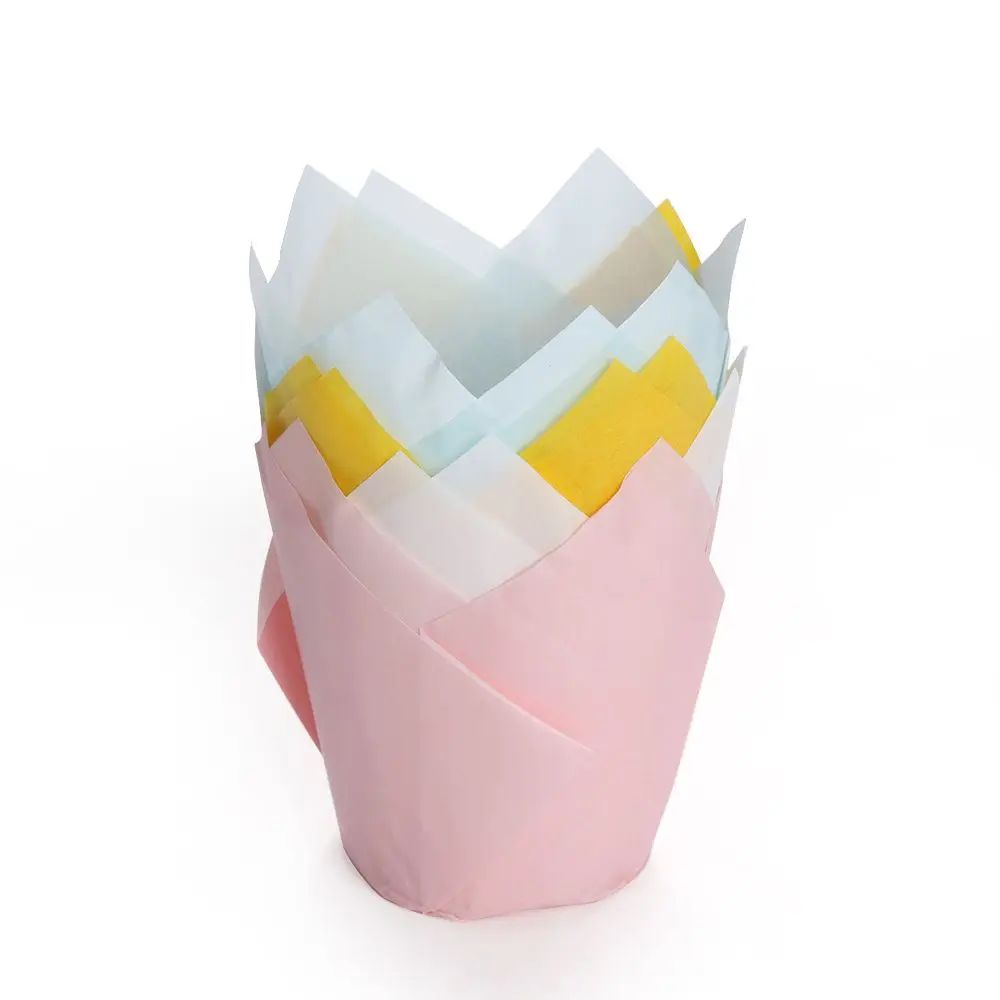 50pcs Kitchen Grease-proof Chocolate Cupcake Liner Muffin Cup  Baking Paper Wrapper