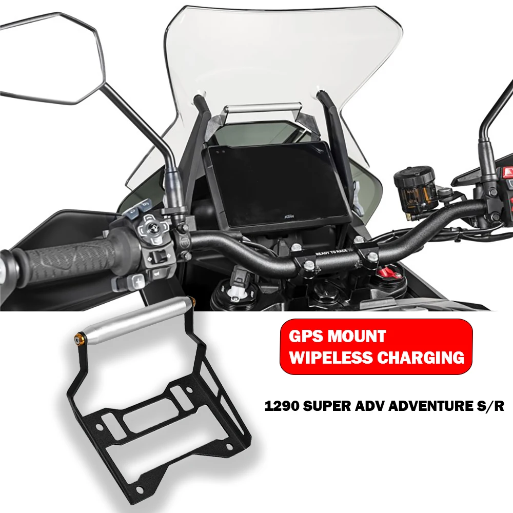 For KTM 1290 Super Adventure S R ADV 2021 - 2025 Motorcycle Accessories Mobile Phone Holder Stand GPS Navigation Bracket Suppor