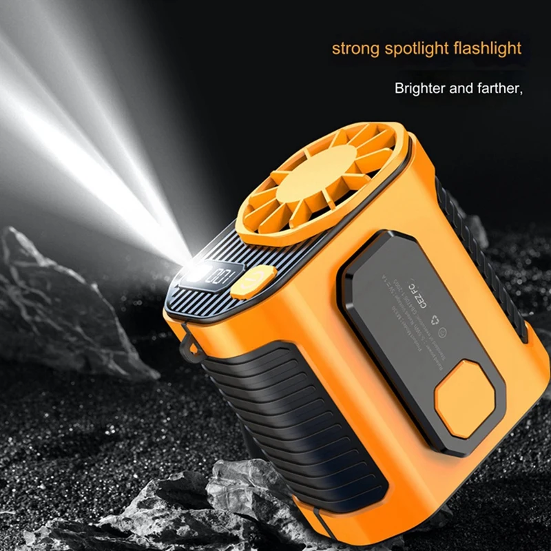 ポータブルウエストマウントファン、高温冷却、屋外作業室、溶接サイト