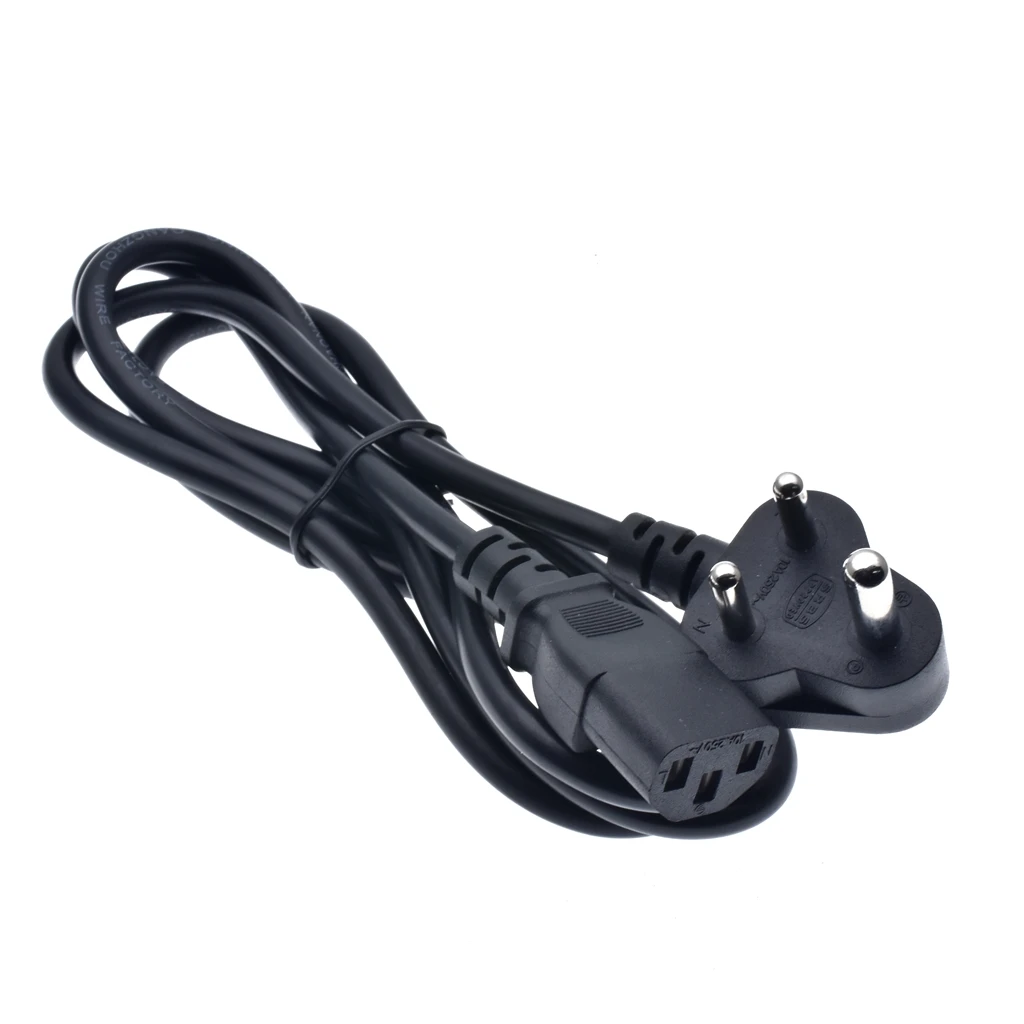 

India Standard Power cord, Type D Adapter Plug to IEC320 C13 Kettle Power Supply Cables,ISI Power Cable,110~250VAC 10~15A 1.5m