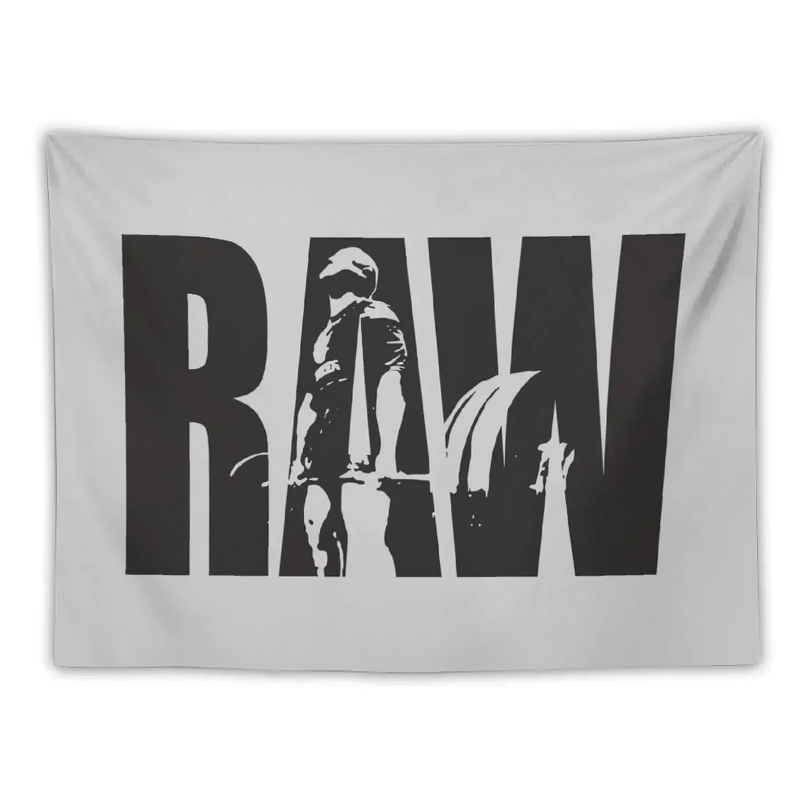 

RAW Strength - Deadlift Iconic Tapestry Wallpaper Bedroom Aesthetic Decoration Decoration Room Room Decor Tapestry