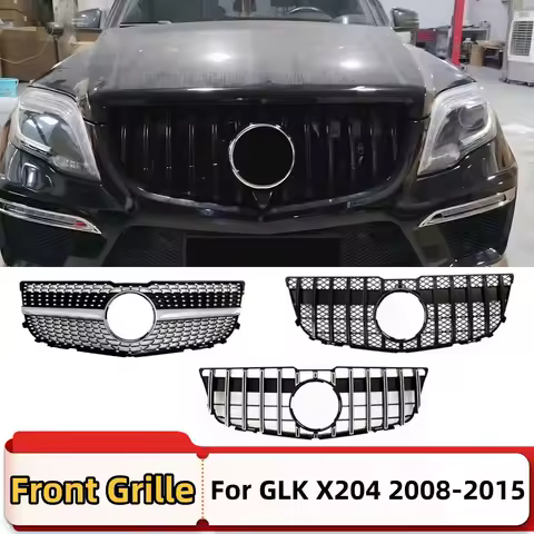 Front Inlet Grille For Mercedes Benz GLK X204 GLK220 GLK250 2008-2015 Stars GT Mask Grid Grill Sport Tuning Accessories Body Kit