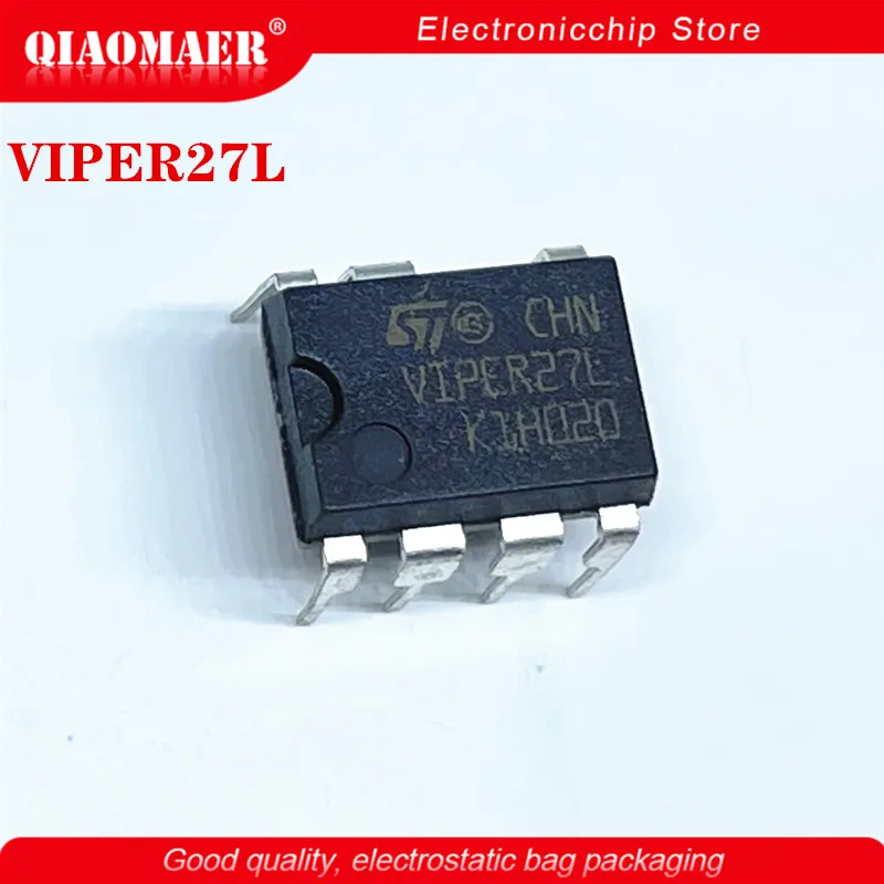 10 Pçs/lote VIPER27L VIPER27 DIP8 VIPer27L VIPer27 circuito Integrado