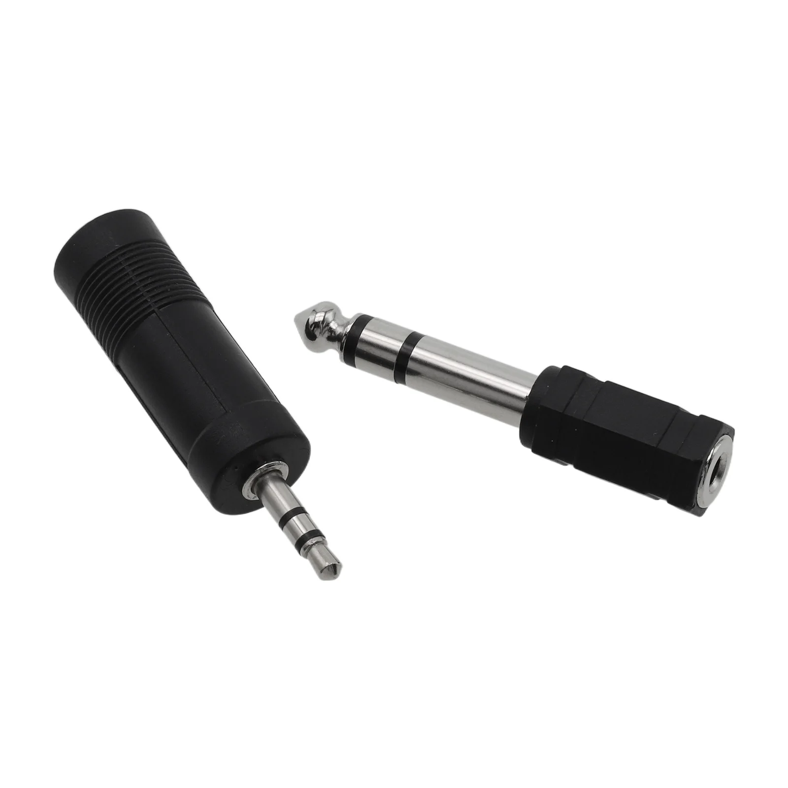 4 Pieces 3 5mm Female to 6 35mm Male Stereo Audio Adapter Connectors for Headphones and Audio Signal Conversion at Home and Work
