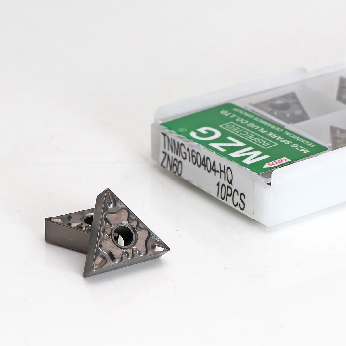 MZG 10 قطعة TNMG160404 TNMG160408 أداة تحول خارجية عالية الجودة للصلابة العالية الصلب TNMG 160408 160404 كربيد إدراج #3