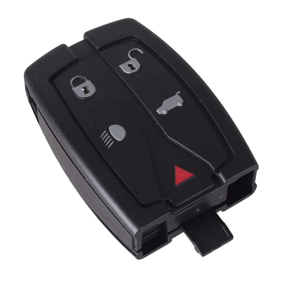 KEYYOU New Replacement 5 Buttons Remote Key Blade Fob Shell Case Fit For Land Rover Freelander 2 3