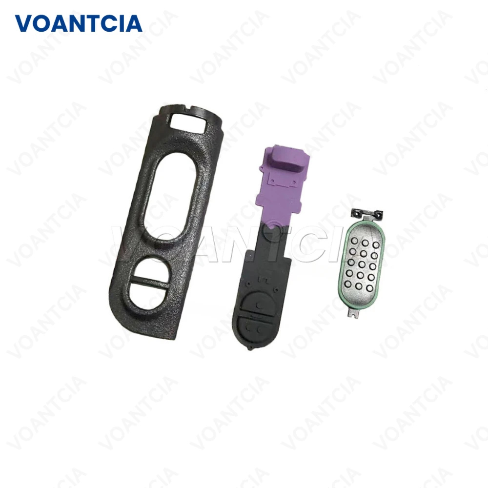 5sets  PTT Bezel Button Cover for APX1000 APX2000 APX4000 Walkie Talkie Radio Accessories