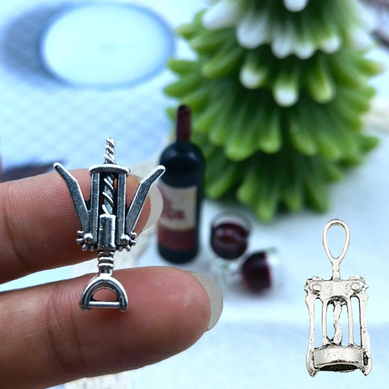 1/12 1/6 Bjd Dollhouse Accessories Mini Wine Bottle Opener Miniature Corkscrew Model  For OB11 Doll House Kitchen Decorat