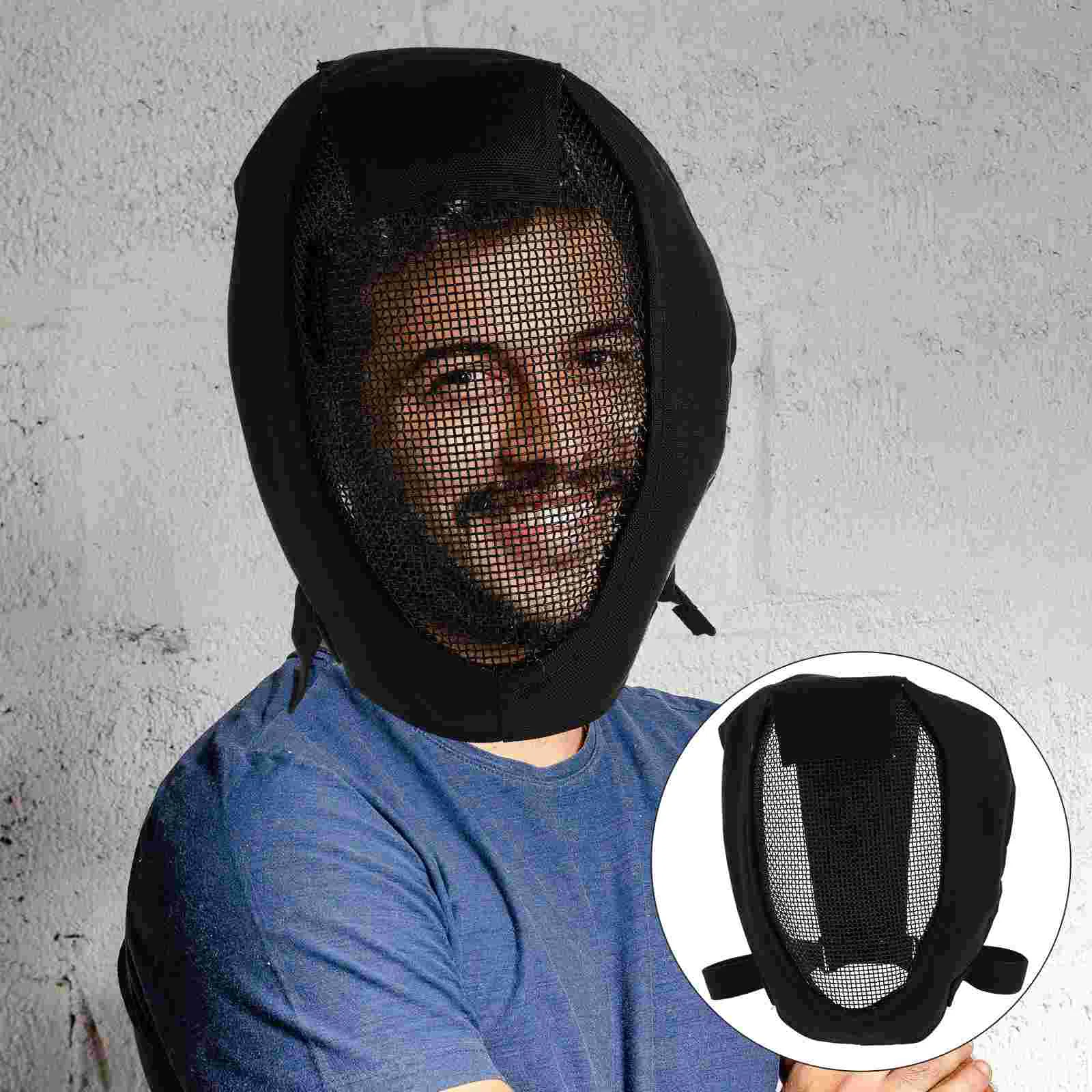 Steel Oxford Cloth Outdoor Game Mask High Strength Impact Resistance Portable Practical Face Full Face Breathing Mask