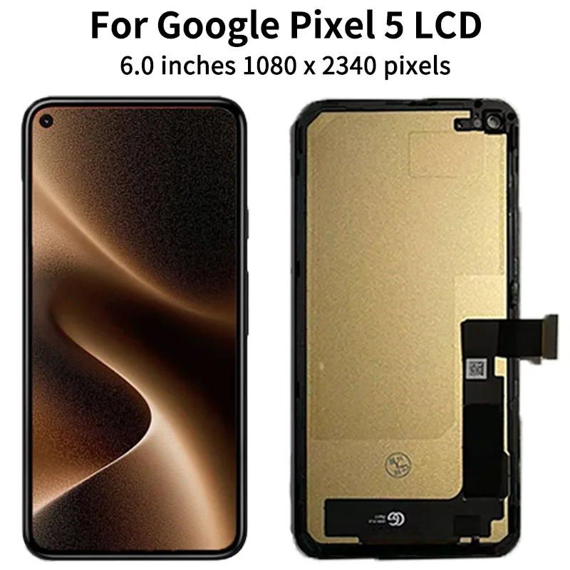 TFT Pixel5 Display Screen With Frame For Google Pixel 5 LCD GD1YQ