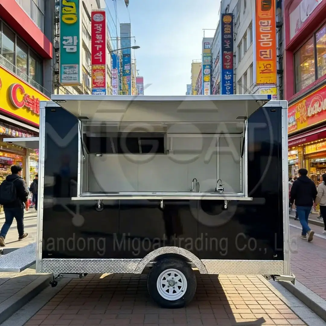 

Multifunctional Mobile Food Trailer Outdoor Snack Catering Cart Commercial Street Vending Kitchen Truck for Business Use