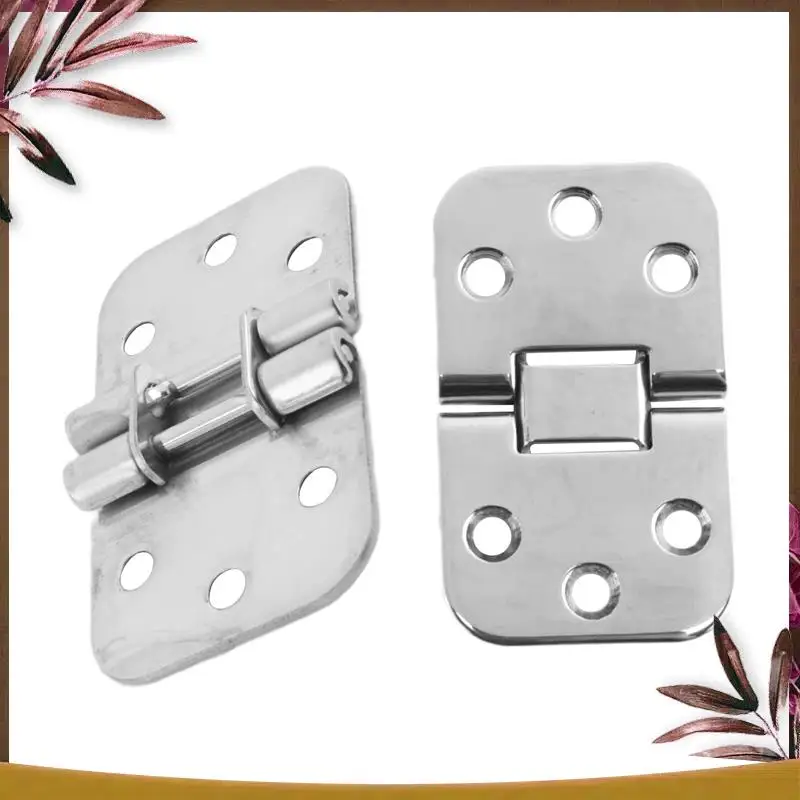 AB59-2 ชิ้น Marine Level บานพับกระจกสแตนเลสเกรดขัดเงาสําหรับเรือ, Rvs, Marine อุปกรณ์เสริม